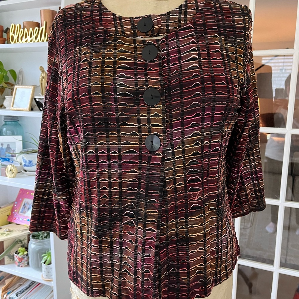 Andria Lieu Xl Jacket With Sweet Button Detailing… - image 1